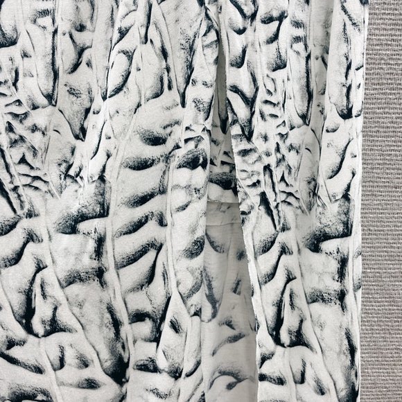 Helmut Lang Twist Knot Jersey Knit Strata Skirt Abstract Print (S) - Picture 6 of 8